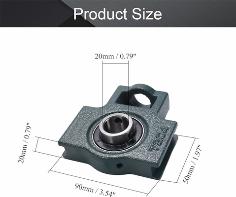 Performance stable UCT215 roulement de bloc d'oreiller en fonte HT200/fer ductile