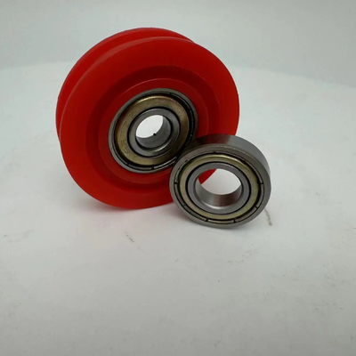 Ressorts à billes à rainure profonde 6082RS roulement de roue de positionnement en caoutchouc revêtu machine