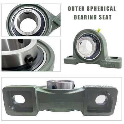 Acier chrome GCR15 UCP impérial 2 1/4 &quot; métrique 57,15 mm roulements sphériques extérieurs assis
