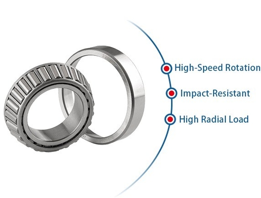 32004JR roulement à rouleaux coniques de 20*42*15 mm de précision conçu pour des performances optimales