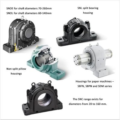 En acier inoxydable SNL520-617 Bloc de roulement à coussin de plomberie partagée pour fermes