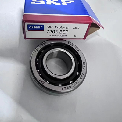 7203BEP roulement à billes de contact angulaire de 17*40*12 mm pour les besoins du client