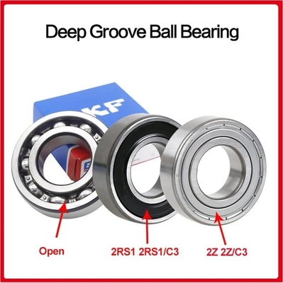 Ressort à grande vitesse 6019 zz rs c3 v3 Ressort à bille à rainure profonde avec norme de vibration Z2V2