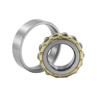 Ruloir cylindrique de roulement N1004EM N série de cuivre en cage d'acier ouverte à faible bruit.