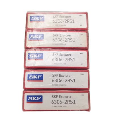 Longue durée de vie des machines 1 20 mm P0 P6 P5 P4 P2 acier chrome GCR15 roulement à rangée unique 6306-2RS1