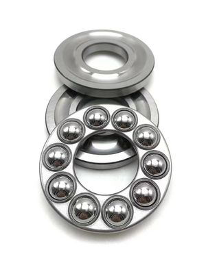 25*52*18 mm Pièces de motocyclettes en acier chrome 51305 roulement à billes de poussée avec cage en acier