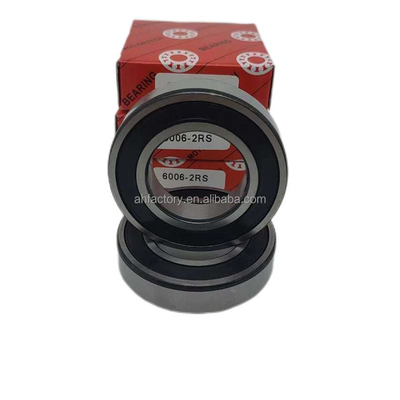 Les roulements à billes à rainure profonde pour motocyclettes 6006-2RS Cage en cuivre et certifiés ISO9001 2008