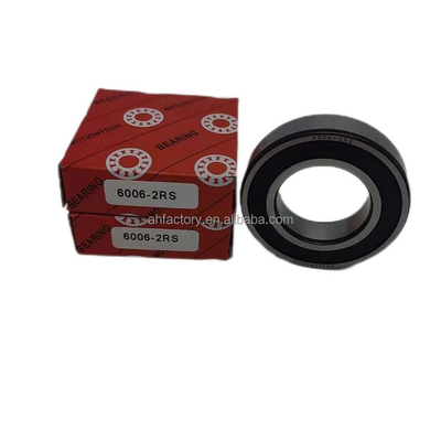 Les roulements à billes à rainure profonde pour motocyclettes 6006-2RS Cage en cuivre et certifiés ISO9001 2008