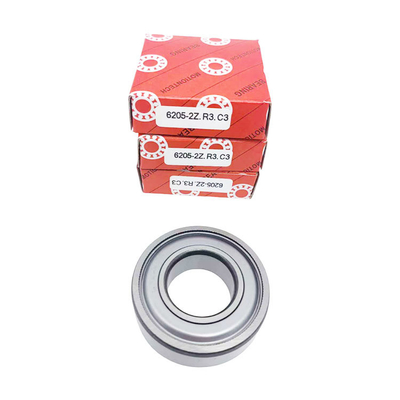 6205-2Z/C3 roulements à billes à rainures profondes en acier inoxydable 6205-2Z/C3 avec joints 2Z ZZ Type