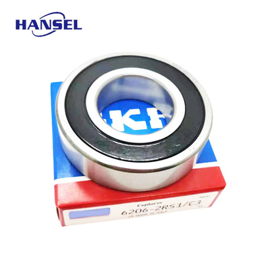 Taille de forage 0 30 mm S K F roulements à billes à rainure profonde 6206-2RS1/C3 pour les performances