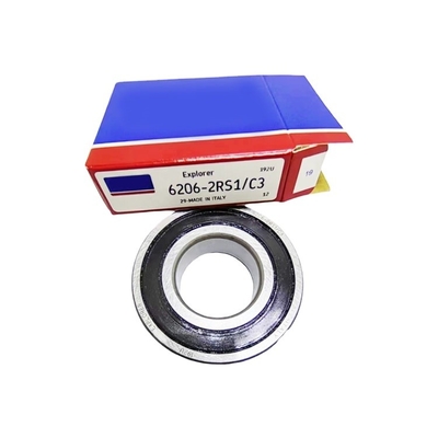 Les roulements à billes à rainures profondes SKF en acier chromé à rangée unique sont utilisables 6206-2RS1/C3