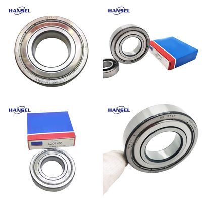 roulements à billes à rainures profondes de la série 6207 ZZ pour machines de construction de tracteurs automobiles