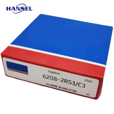 Résistant à l'usure en miniature 6208 2RS1/C3 roulements à billes à rainures profondes avec dégagement C2 par S K F