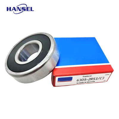 Les roulements à billes à rainures profondes 6305-2RS1/C3 sont des roulements miniatures pour la structure en rangée unique.