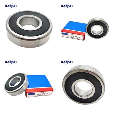 Les roulements à billes à rainures profondes 6305-2RS1/C3 sont des roulements miniatures pour la structure en rangée unique.