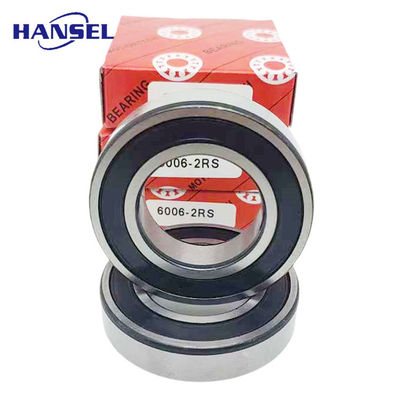 Acier chrome/GCr15 en acier inoxydable à roulement à bille à rainure profonde 6006-2RS Taille de forage de 30 mm