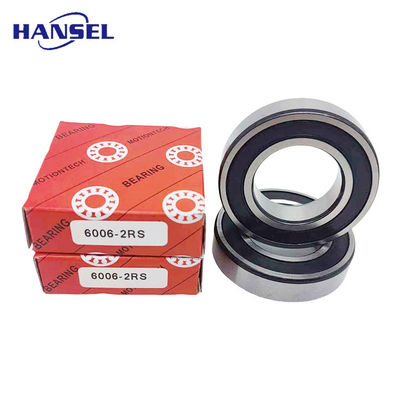 Acier chrome/GCr15 en acier inoxydable à roulement à bille à rainure profonde 6006-2RS Taille de forage de 30 mm