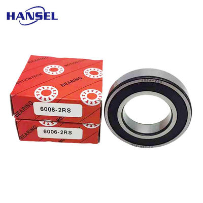 Acier chrome/GCr15 en acier inoxydable à roulement à bille à rainure profonde 6006-2RS Taille de forage de 30 mm