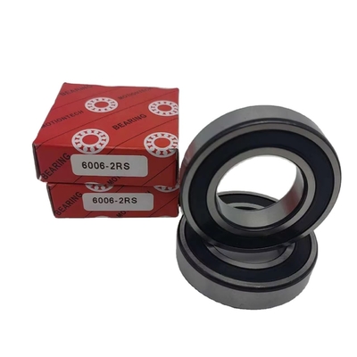 Taille de forage 0 30 mm roulement à bille à rainure profonde de haute précision 6006-2RS pour moto