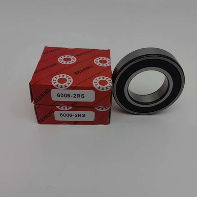 Taille de forage 0 30 mm roulement à bille à rainure profonde de haute précision 6006-2RS pour moto