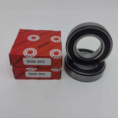 Taille de forage 0 30 mm roulement à bille à rainure profonde de haute précision 6006-2RS pour moto