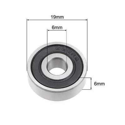 Ressorts à billes en acier miniature à rainure profonde 627RS 627ZZ 627 2RS 0 7 mm