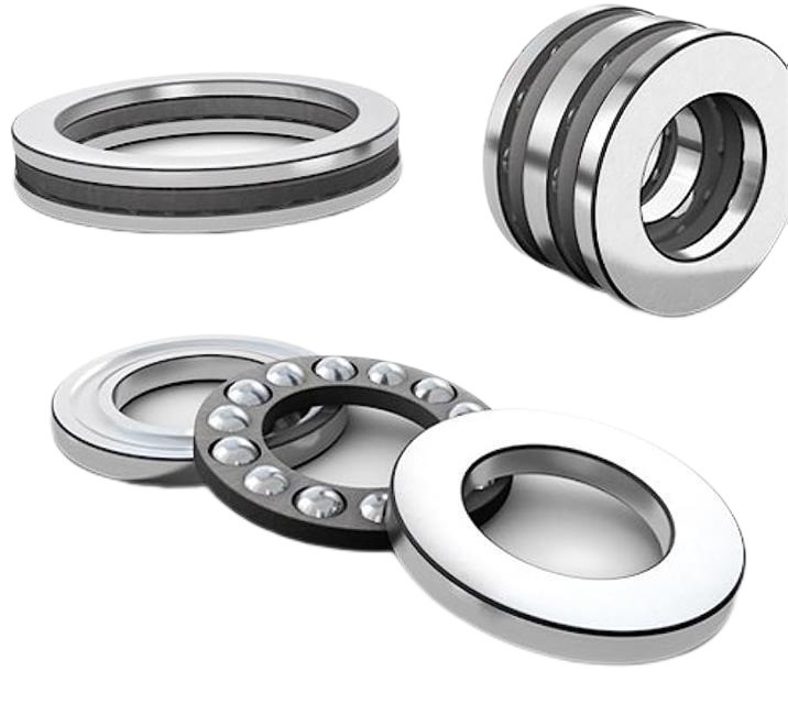 51214 70*105*27 mm roulement à billes de poussée en acier chrome GCr15 pour applications lourdes
