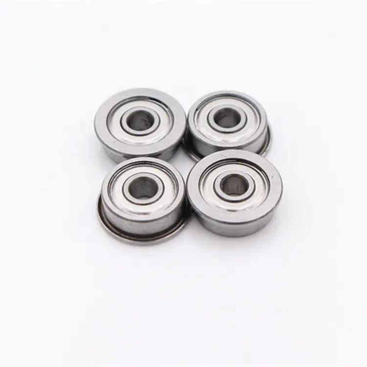 Acier chrome personnalisé GCR15 2Z ZZ types de joints d'étanchéité et roulements de brides pour machines industrielles