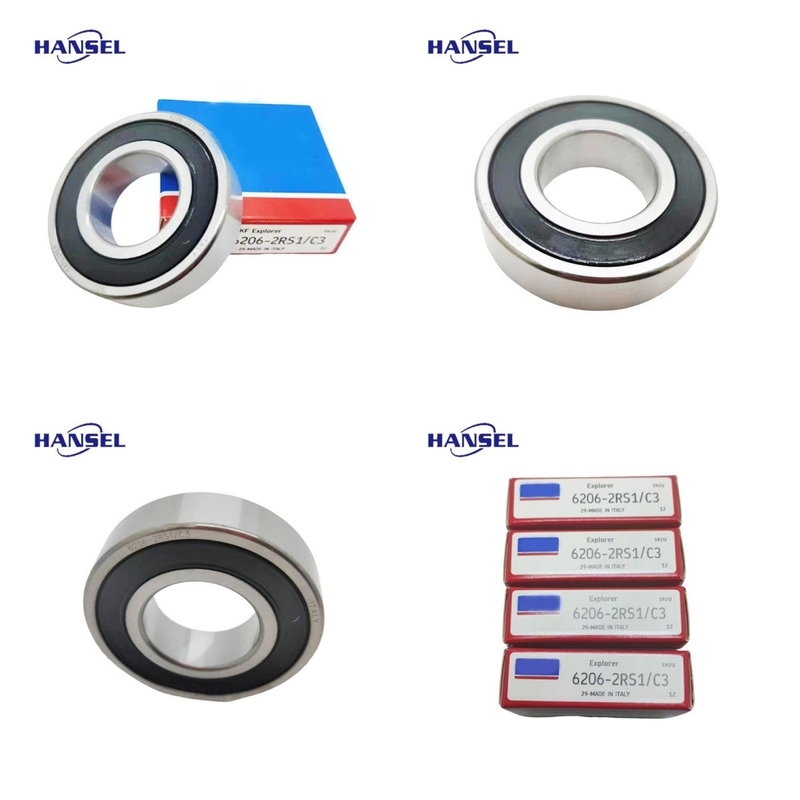 Taille de forage 0 30 mm S K F roulements à billes à rainure profonde 6206-2RS1/C3 pour les performances