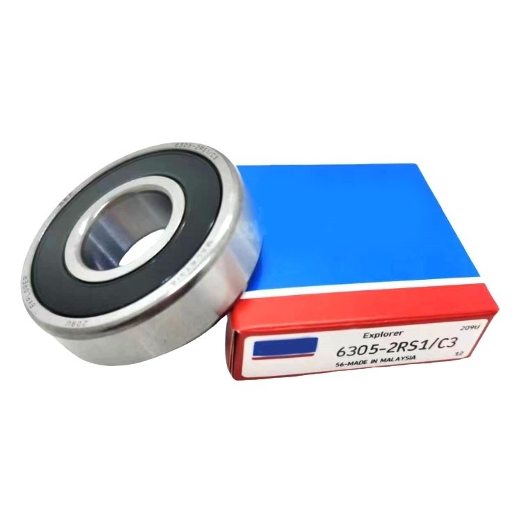 2RS types de joints d'étanchéité roulements à billes à rainures profondes 6305-2RS1/C3 avec taille de forage 0 25 mm